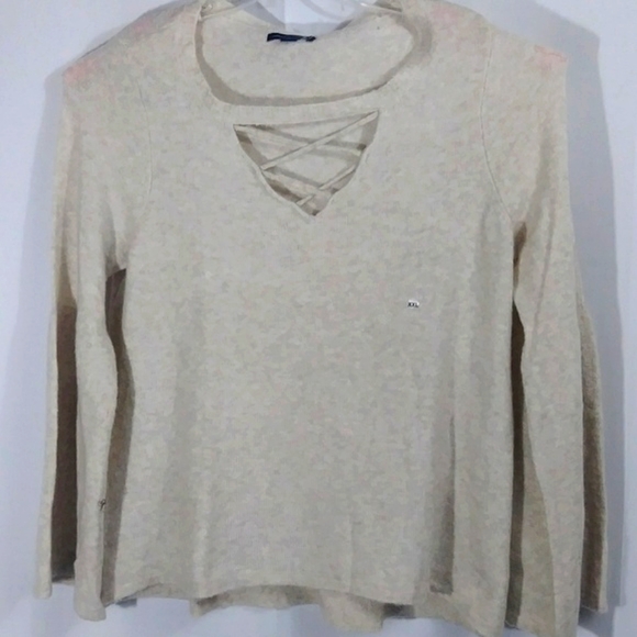 NWOT american eagle women's pull over sweater L - Picture 6 of 7